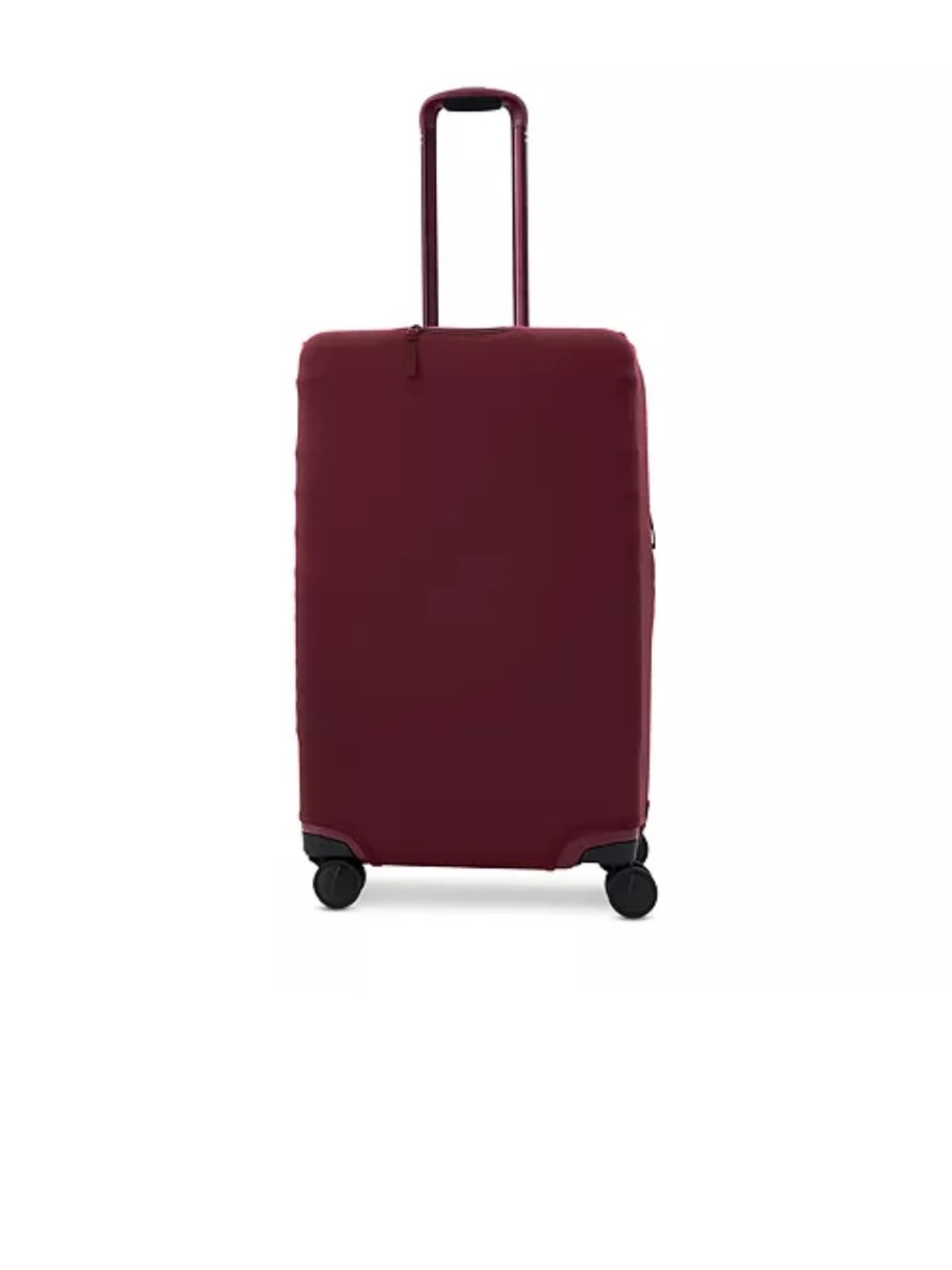 BÉIS The Medium Check-In Roller Luggage Cover in Burgundy